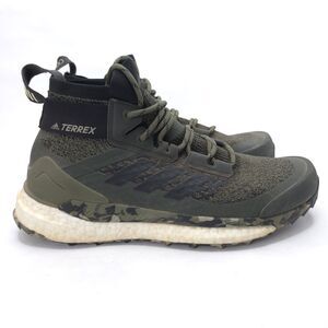 Adidas Terrex Free Hiker Mens Size 8 “Raw Khaki” Olive Green Shoes RARE EF0774